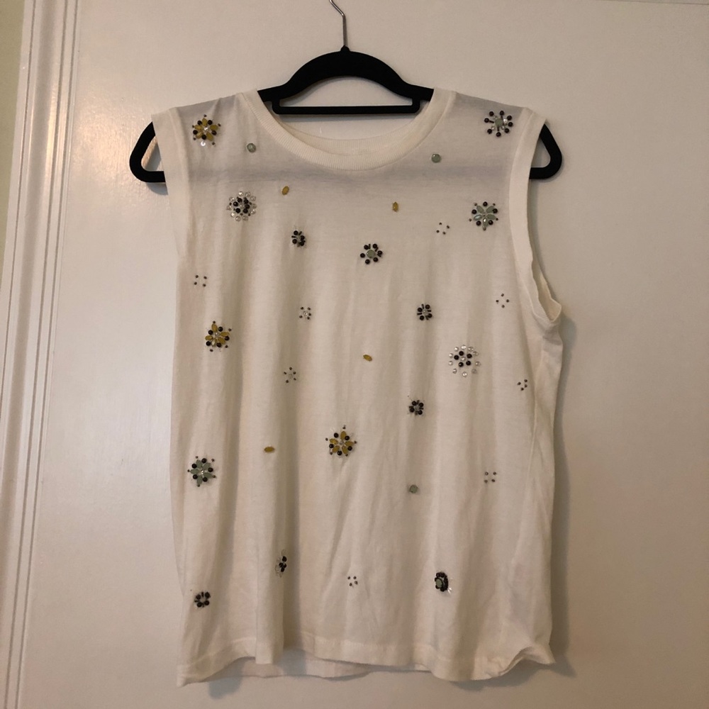 ZARA sequin studded shirt